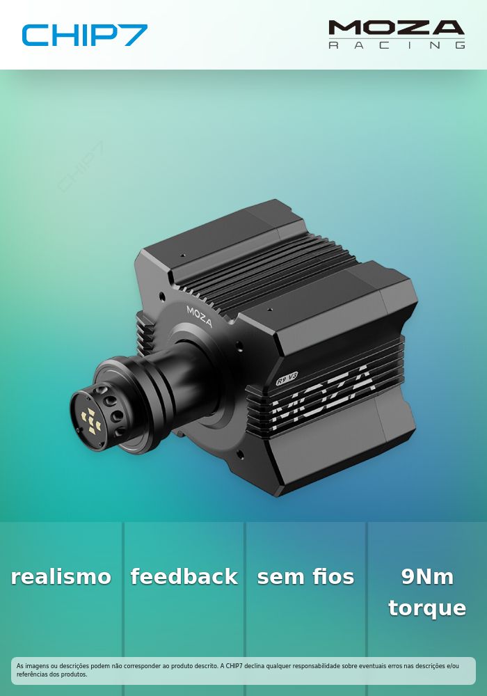 Base Volante Direct Drive MOZA Racing R9 V3 (9Nm)