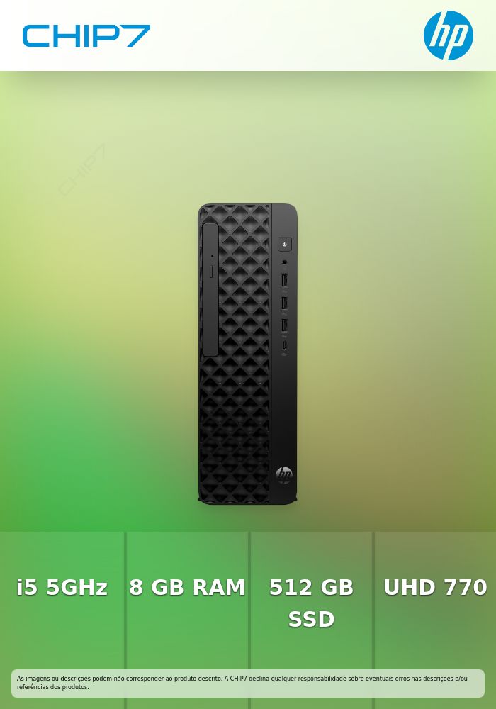 HP ProDesk 2 G1i E - SFF Core i5 i5-14500 / até 5 GHz - RAM 8 GB