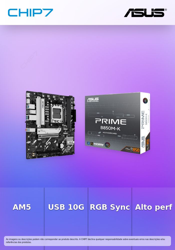 PRIME B850M-K//AM5,B850,USB10G,AURA,MB
