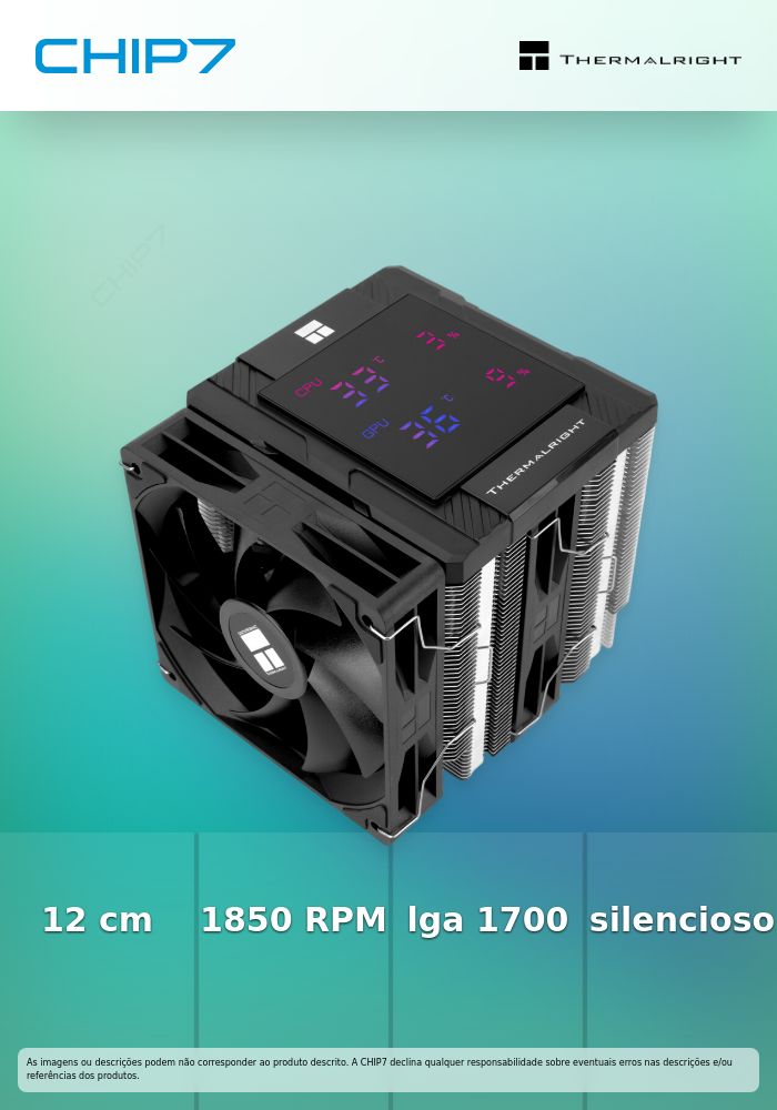 Cooler CPU Thermalright Peerless Assassin 120 Digital Preto