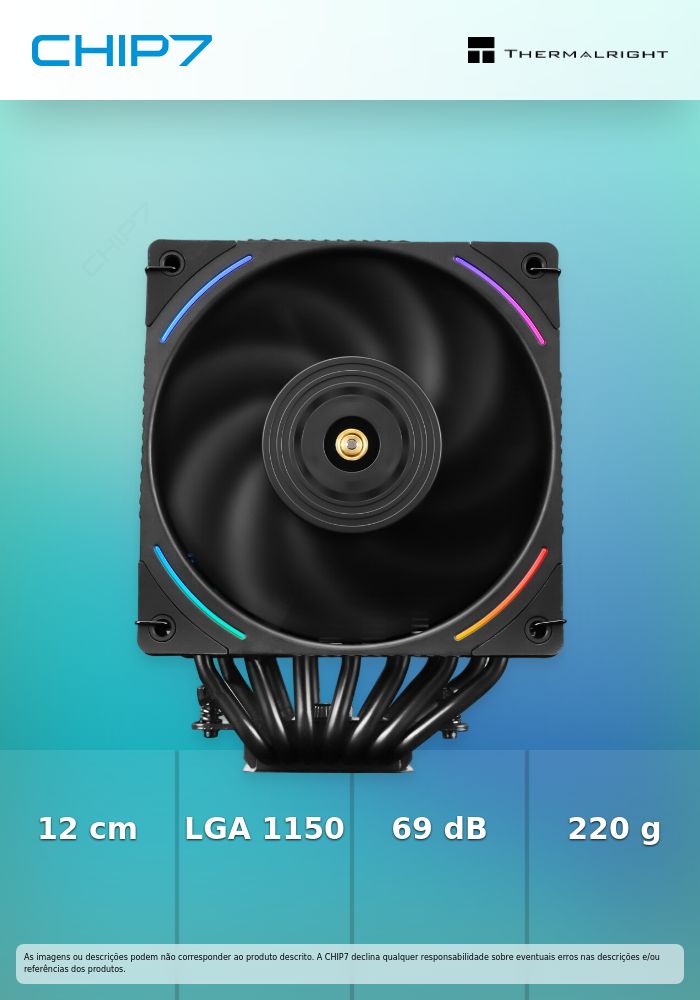 Cooler CPU Thermalright Phantom Spirit 120 Evo Preto