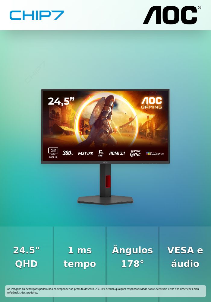AOC MONITOR FAST IPS 25
