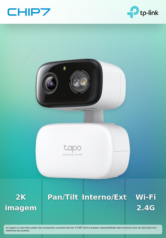 TP-LINK Indoor/Outdoor Pan/Tilt Security Wi-Fi Camera 2K 2304x1296 2.4GHz