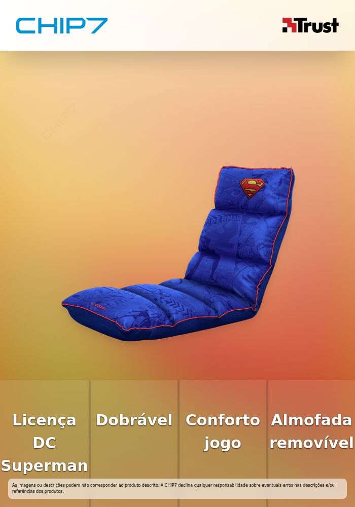 TRUST GXT 718SM Rayzee Foldable gaming floor chair