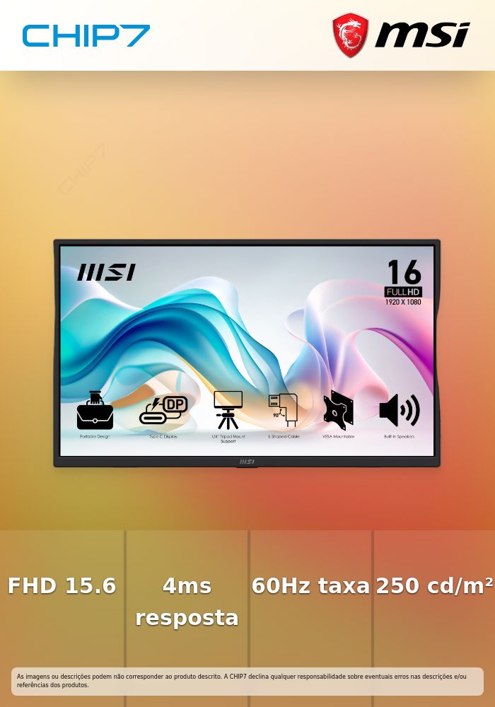 PRO MP165 E6 -  Monitor 15.6