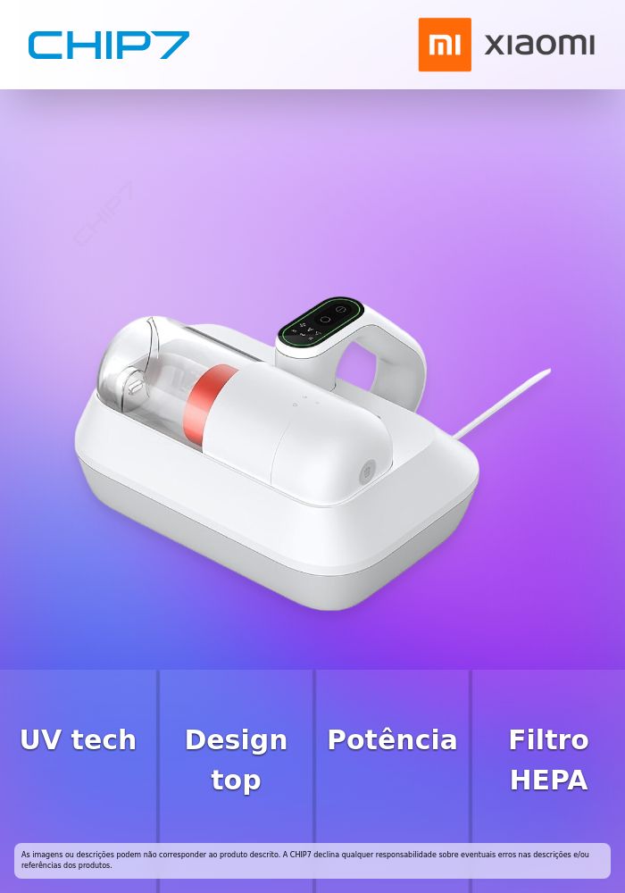 Aspirador Antiácaros Xiaomi Vacuum Cleaner Dust Mite Pro Uv Light White