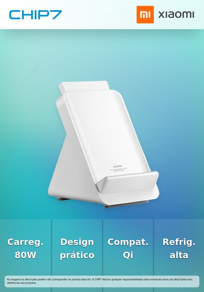Carregador Xiaomi 80W Adaptive Wireless Charging Stand