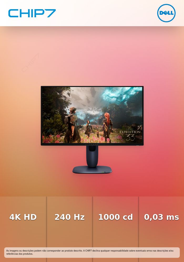 Alienware 27 4K QD-OLED Gaming Monitor AW2725Q - Monitor OLED