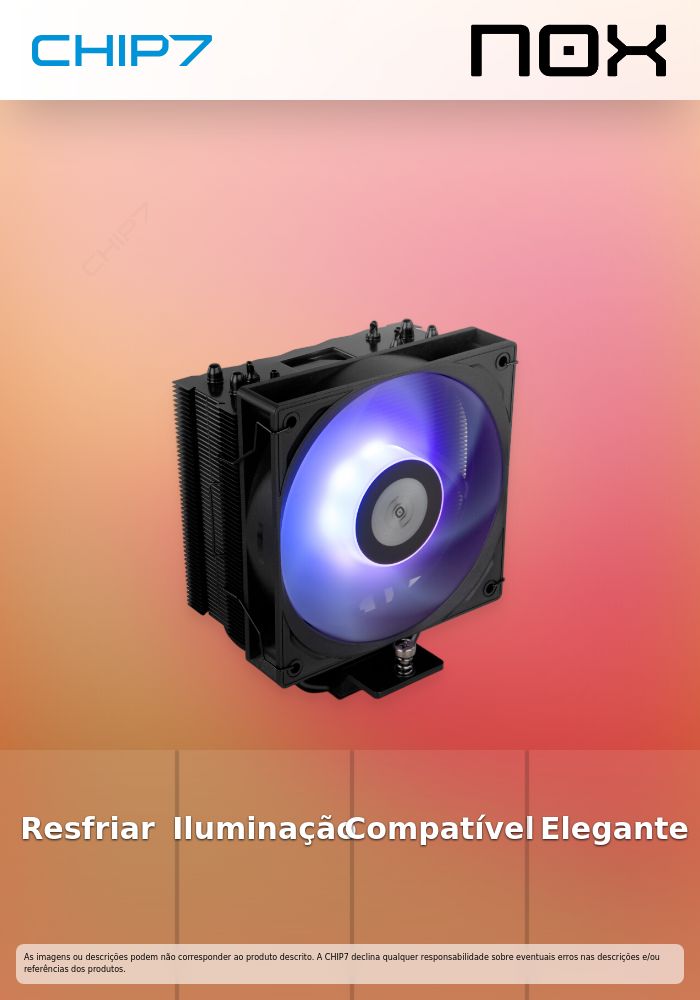 Nox Hummer R-400 Cooler CPU ARGB Black