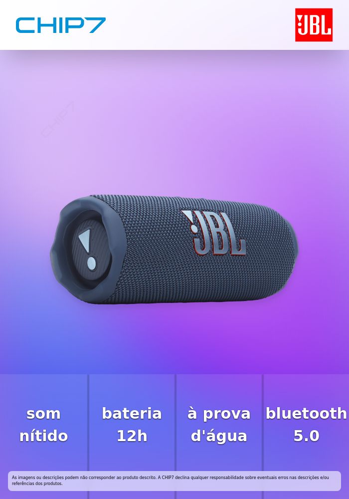 JBL COLUNA BLUETOOTH FLIP 7 BLUE