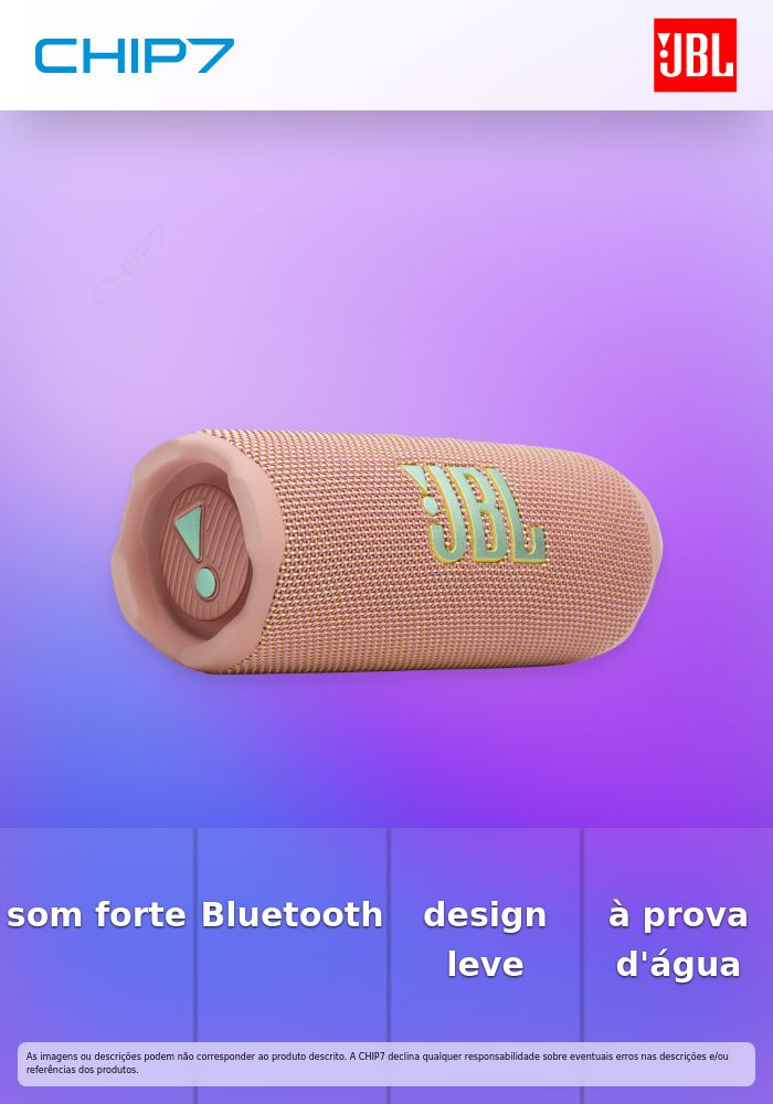 JBL FLIP 7 WIRELESS PORTABLE SPEAKER PINK