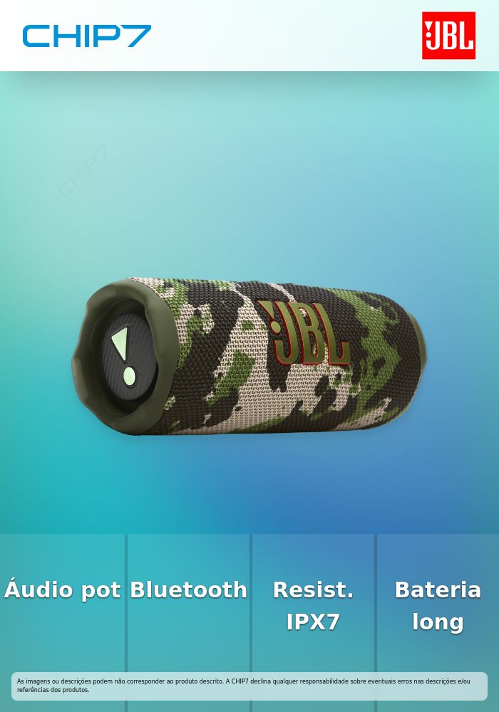 JBL FLIP 7 WIRELESS PORTABLE SPEAKER SQUAD