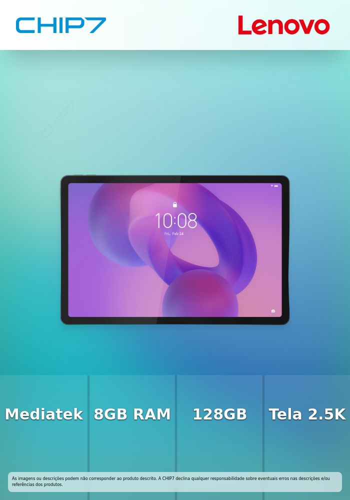Tablet Lenovo - MediaTek Dimensity 6300 Octa Core / 8GB / 128GB / 11