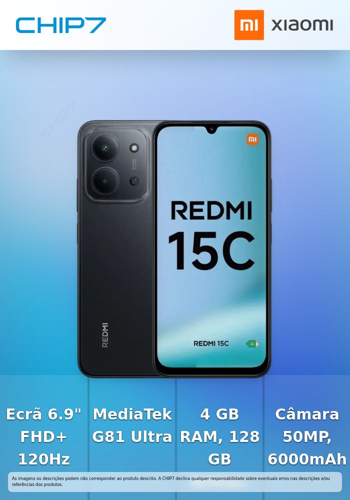 Smartphone Xiaomi Redmi 15C 4G 6.9