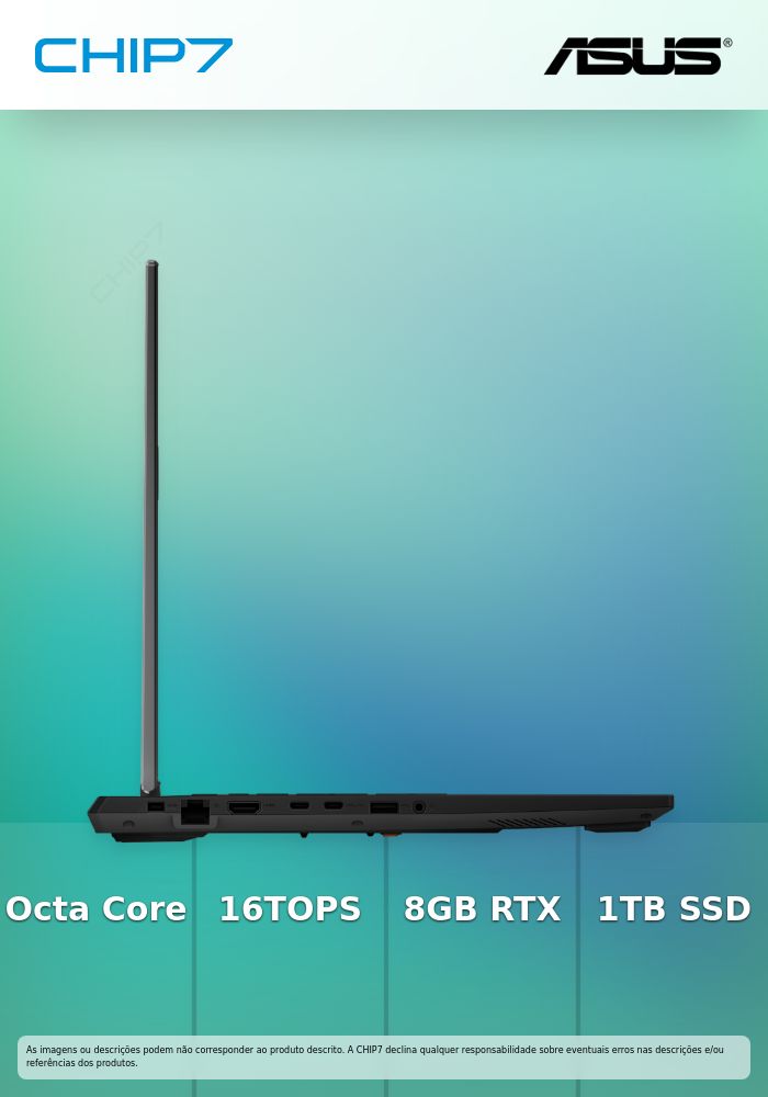 Portátil ASUS - AMD Ryzen 7 260 / RTX 5050 8GB / 32GB RAM / 1TB SSD / 16