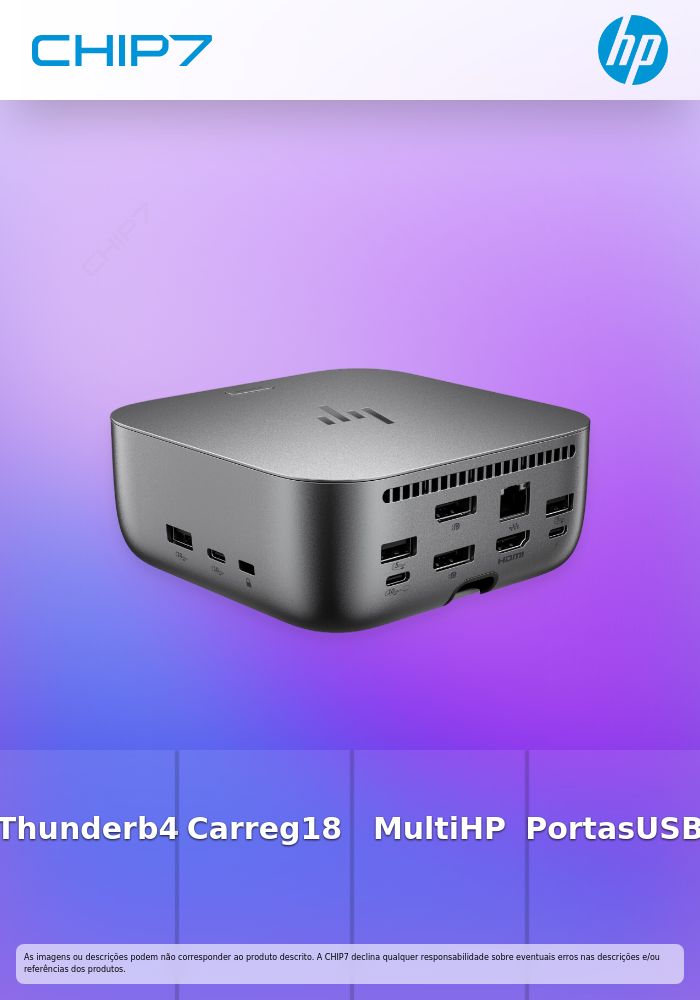 HP Thunderbolt 4 Ultra 180W G6 Dock 3