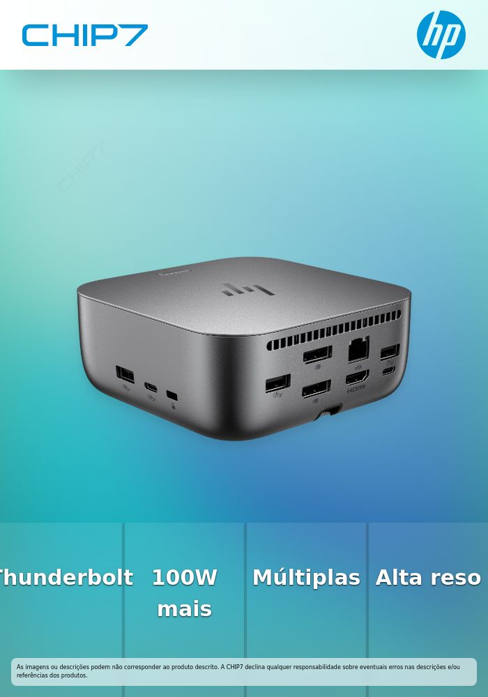 HP Thunderbolt 4 100W G6 Dock 3