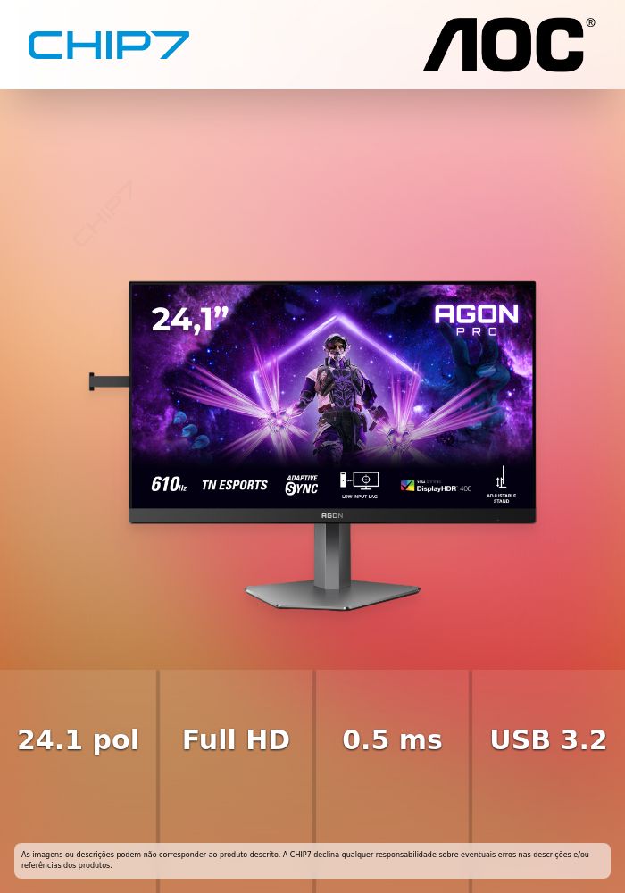 AOC AGON PRO AG246FK6 - AG6 Series - monitor LED - gaming - 24