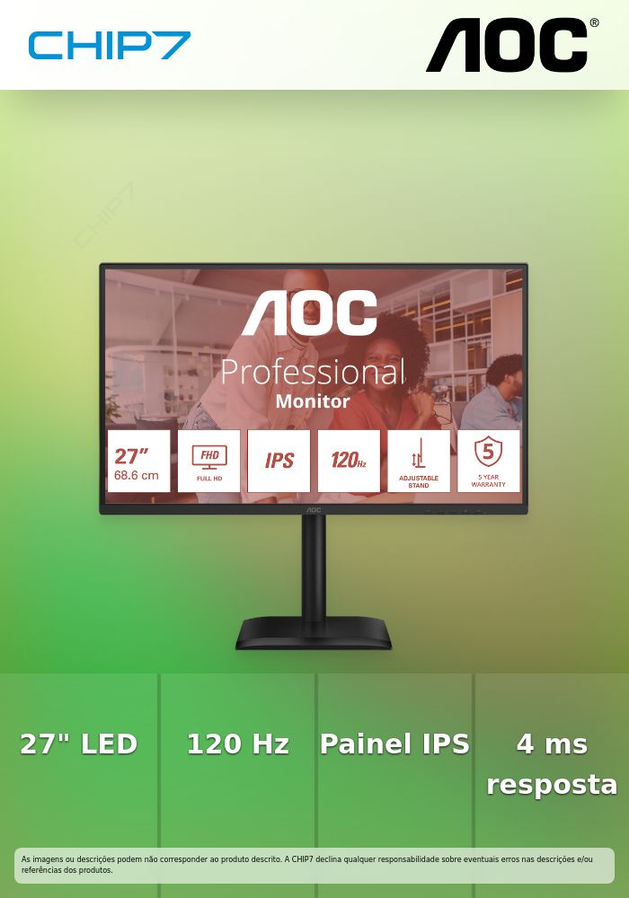 AOC 27E4U - Monitor LED - 27