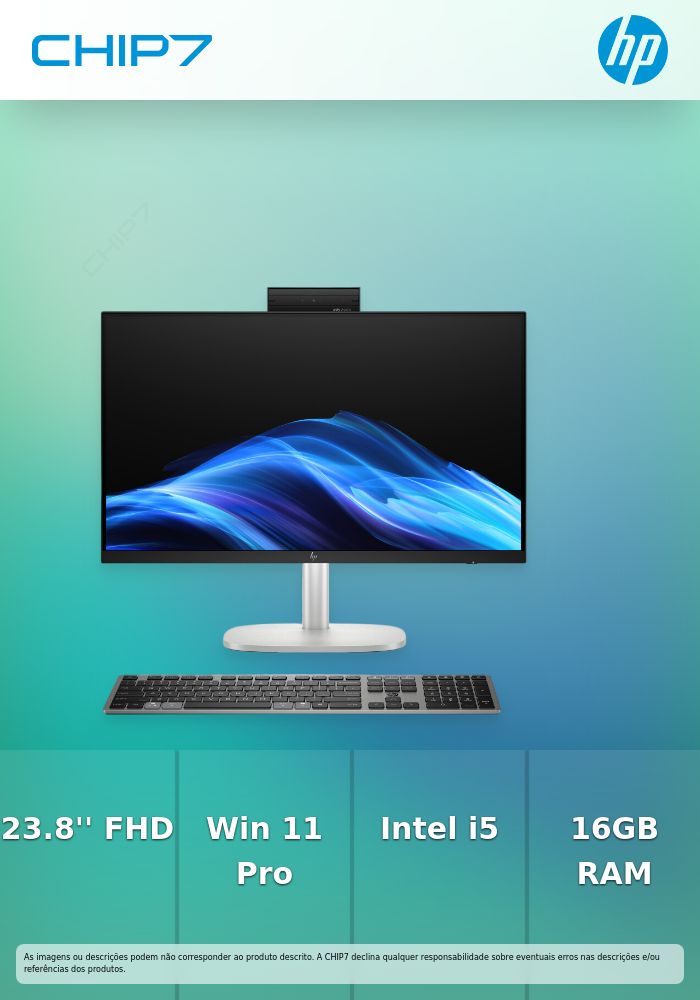HP EliteStudio 8 AiO G1i Intel Core Ultra 5 235 23.8inch 16GB/512GB W11P 3YR Warr