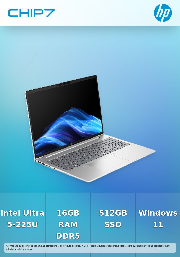Portátil HP ProBook 4 G1i 16 – Intel Core Ultra 5 225U / 16GB RAM / 512GB SSD / 16