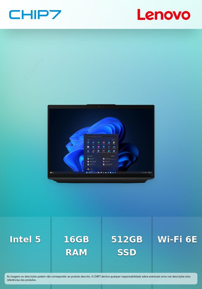 ThinkPad L16 G2, Intel® Core™ Ultra 5 225U (E-cores up to 3.80GHz, 12MB), 16