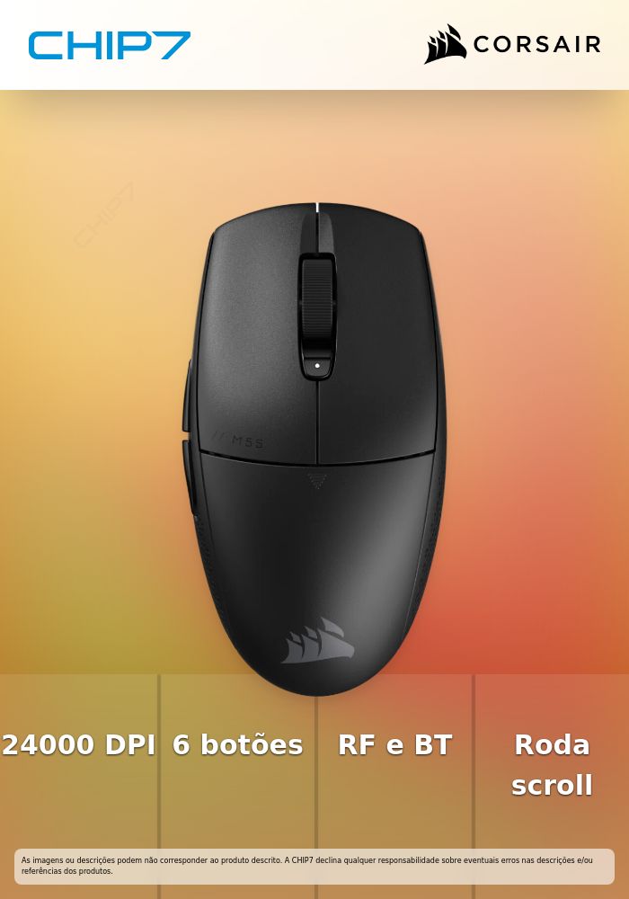 Rato Corsair M55 Wireless 24000 DPI Preto