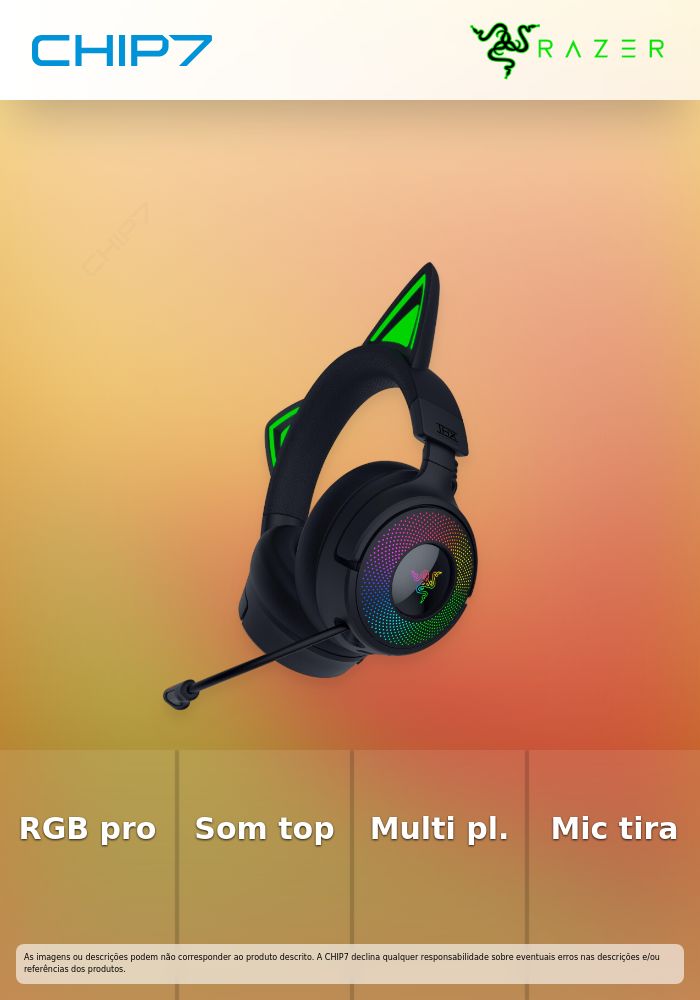Auscultadores Kraken Kitty V3 Pro - Black