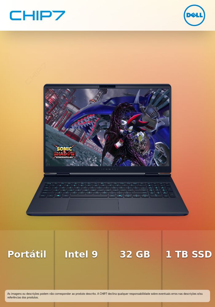 DELL ALIENWARE 16 AURORA U9-275HX 32GB 1TB 16