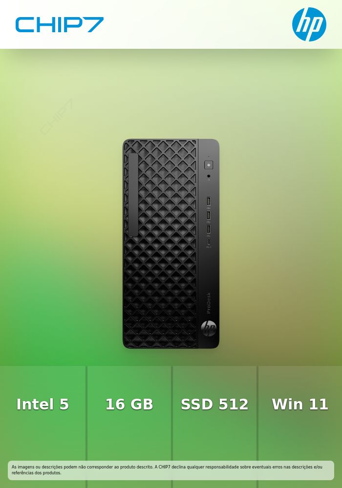 HP PRODESK 4 TOWER G1i U5-235 16GB 512GB SSD W11 P64 3Y #PROMO NOV
