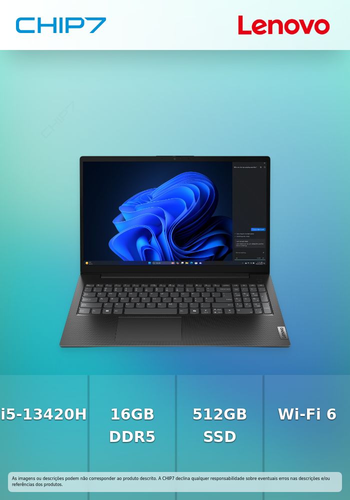 Portátil Lenovo - Intel I5 13420H / 16GB DDR5 / 512GB SSD / 15.6