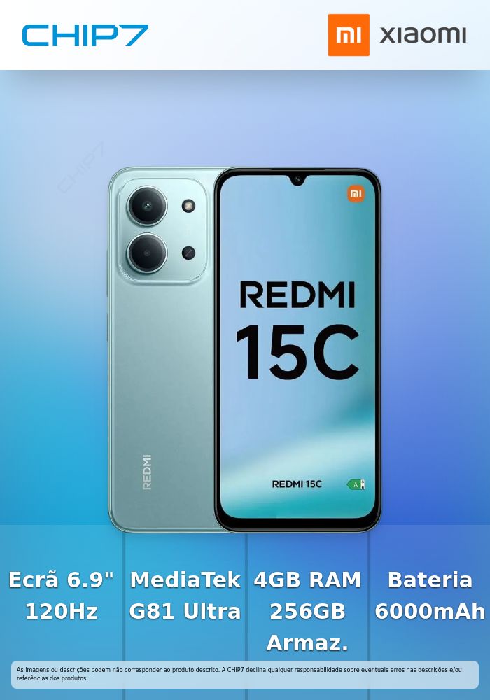 Smartphone Xiaomi Redmi 15C 4G 6.9