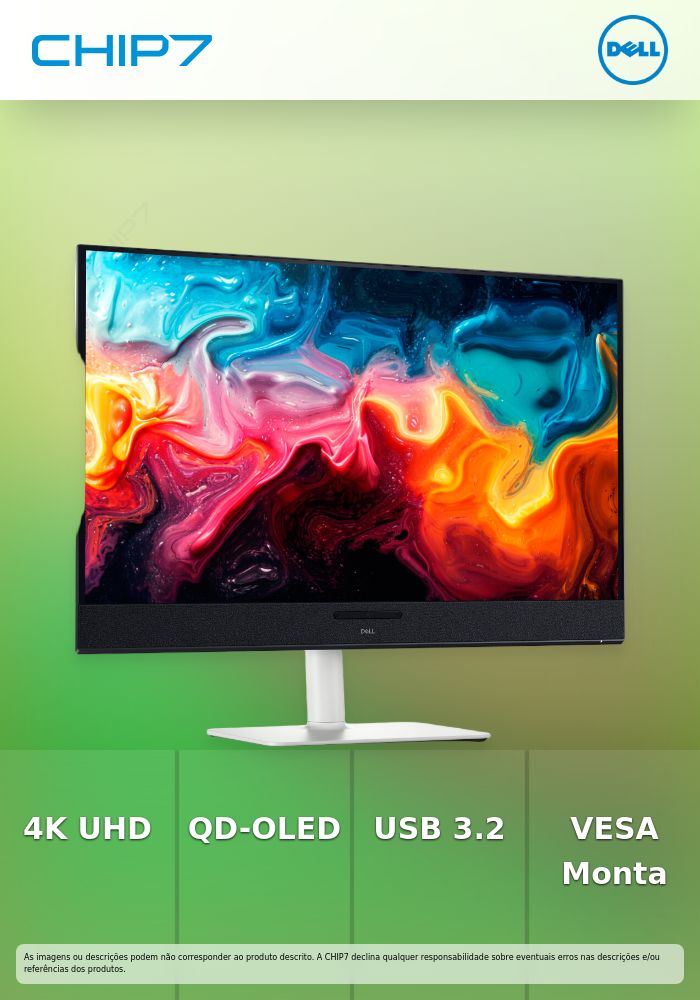 DELL MONITOR 32 PLUS 4K QD-OLED S3225QC | CHIP7