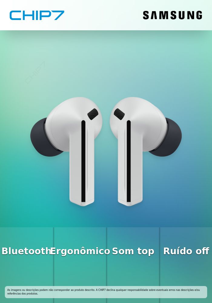 Earbuds Samsung Galaxy Buds 3 FE Bluetooth Cinzento
