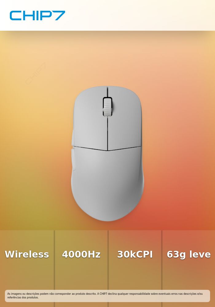 Rato Gaming Endgame Gear XM2w 4k V2 Wireless - White Frost