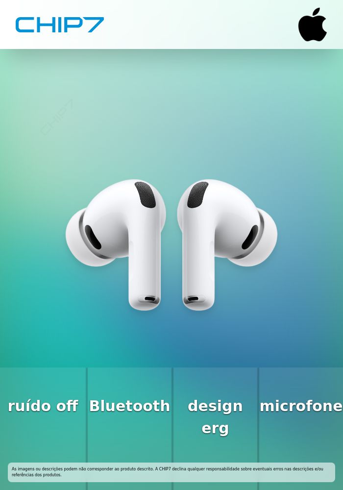 Apple AirPods Pro 3 - Auscultadores sem fios com microfonoe - intra-auricular - bluetooth - cancelamento de ruído activo - branco
