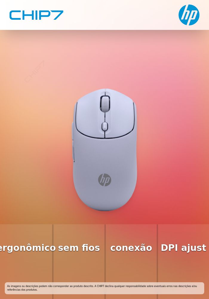 Rato silencioso sem fios HP 400 - Roxo