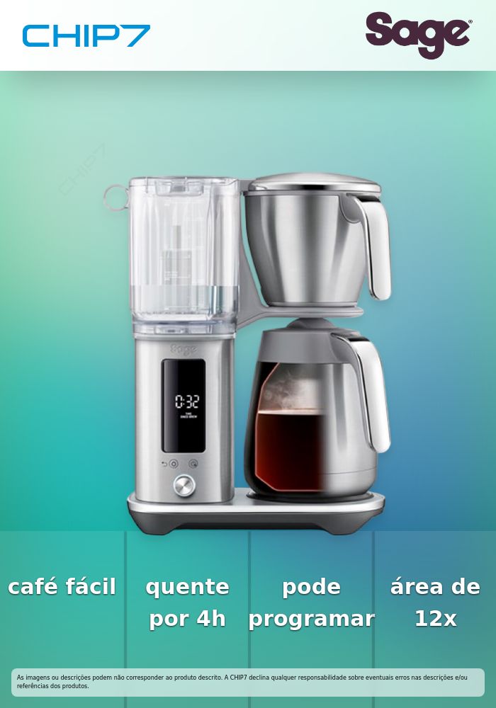 SAGE MAQUINA CAFE THE LUXE BREWER THERMA STAINLESS STEEL