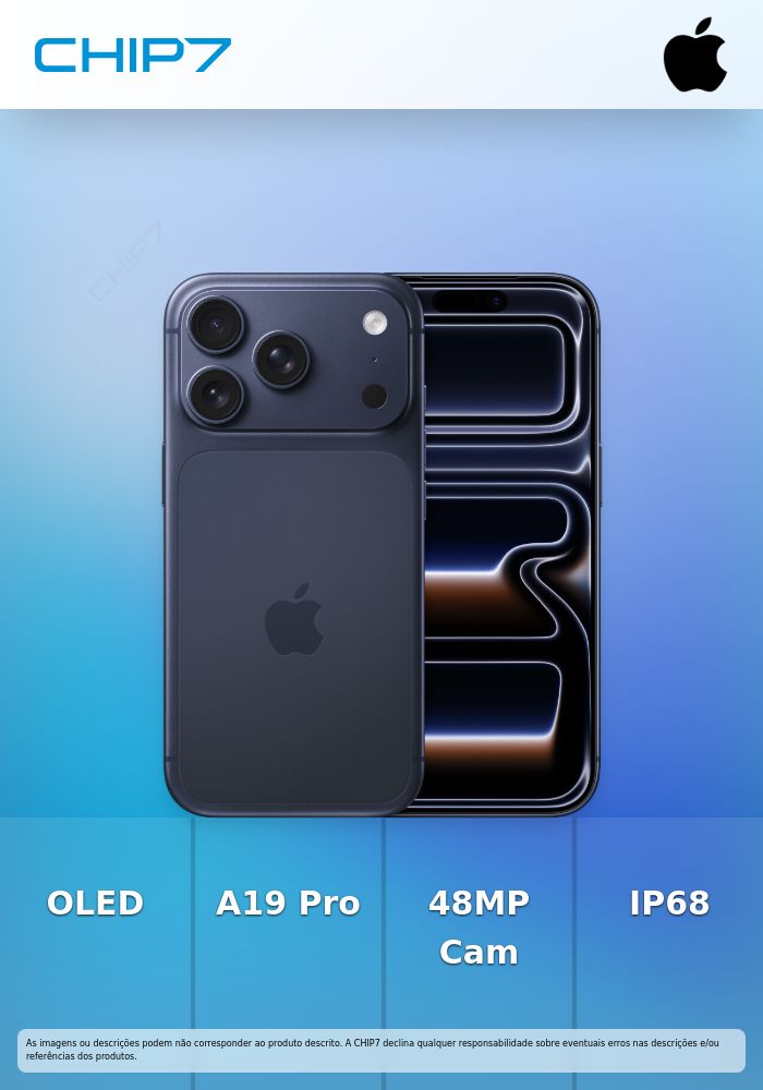 Apple iPhone 17 Pro - 5G smartphone - SIM duplo / Memória Interna 512 GB - visor OLED - 6.3