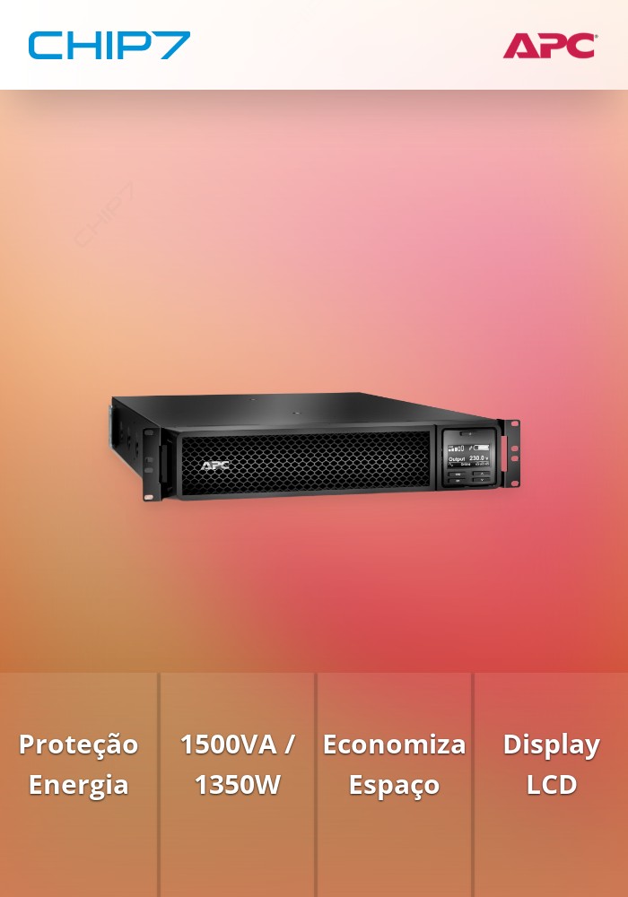 UPS Smart APC SRT 1500VA RM 230V
