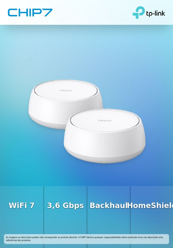 TP-LINK BE3600 SISTEMA WIFI 7 MESH PARA TODA A CASA