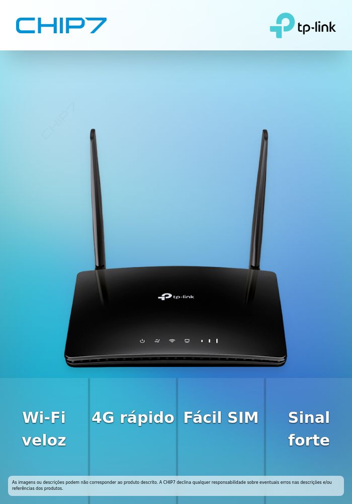 TP-LINK ROUTER WIRELESS DUAL 4G | CHIP7