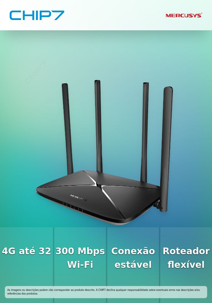 MERCUSYS ROUTER 4G LTE WI-FI N300