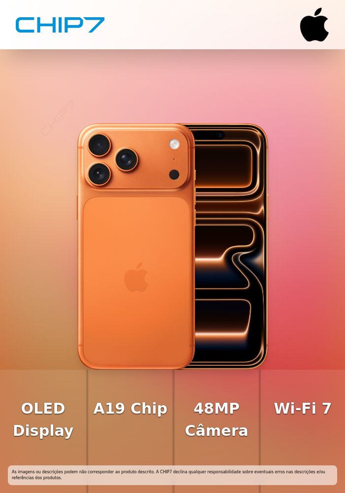 Apple iPhone 17 Pro Max - 5G smartphone - SIM duplo / Memória Interna 512 GB - visor OLED - 6.9