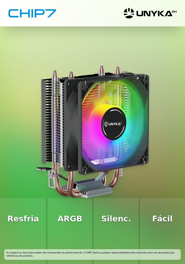 Air Cooler CPU UNYCOOL H20 -  ARGB