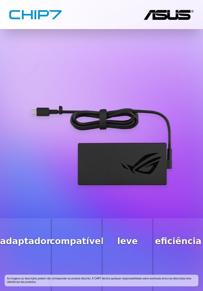 ASUS ROG 180 W Compact Plug Adapter AR180-00 A22-180P1A/EU