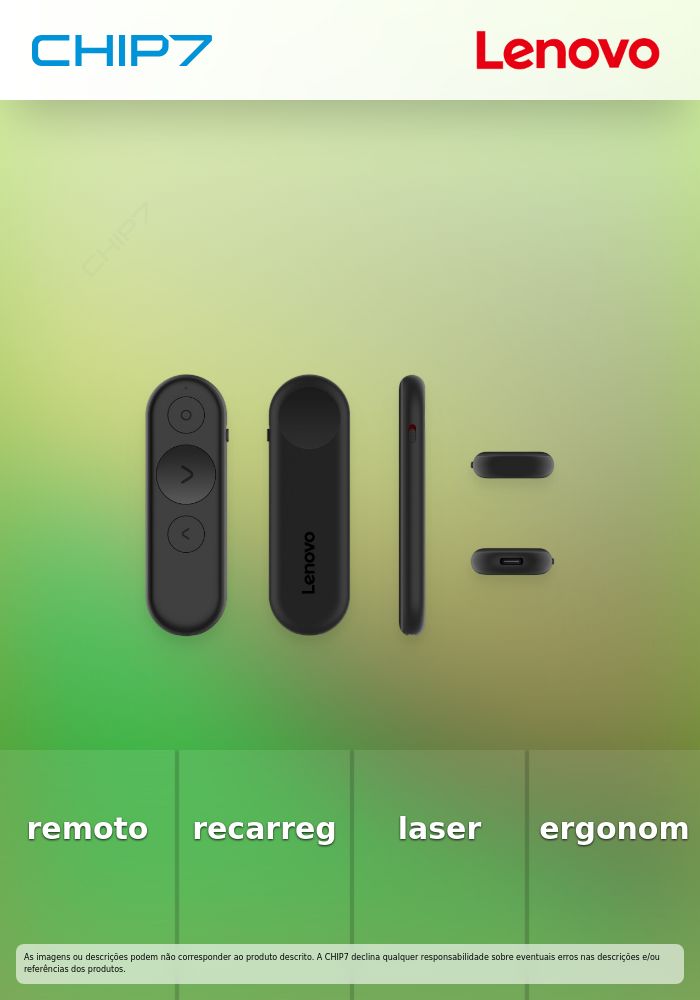 Lenovo Portable Rechargeable Presentation Remote
