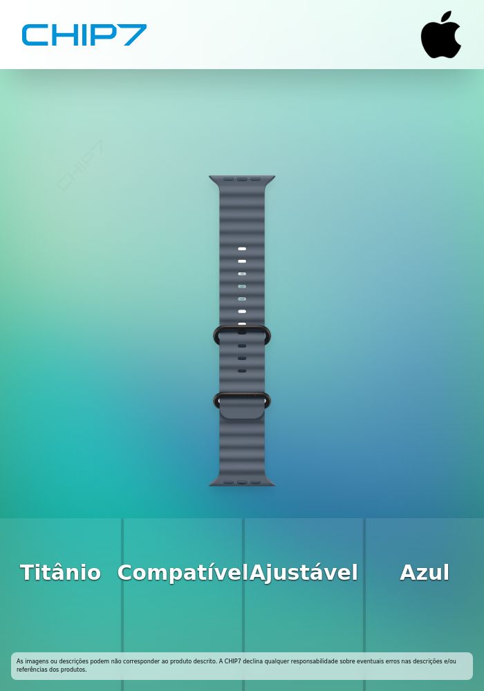 Apple - Fita para relógio inteligente - 49 mm, acabamento em titânio preto - 130-200mm - azul âncora - para Watch Hermès Series 9, SE 3, Series 10, Series 11, Series 8, Series 9, Ultra 2, Ultra 3