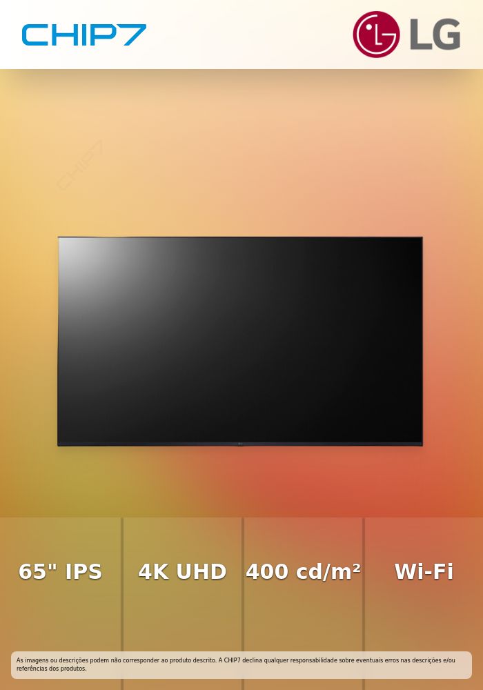 LG MONITOR PROFISSIONAL 65