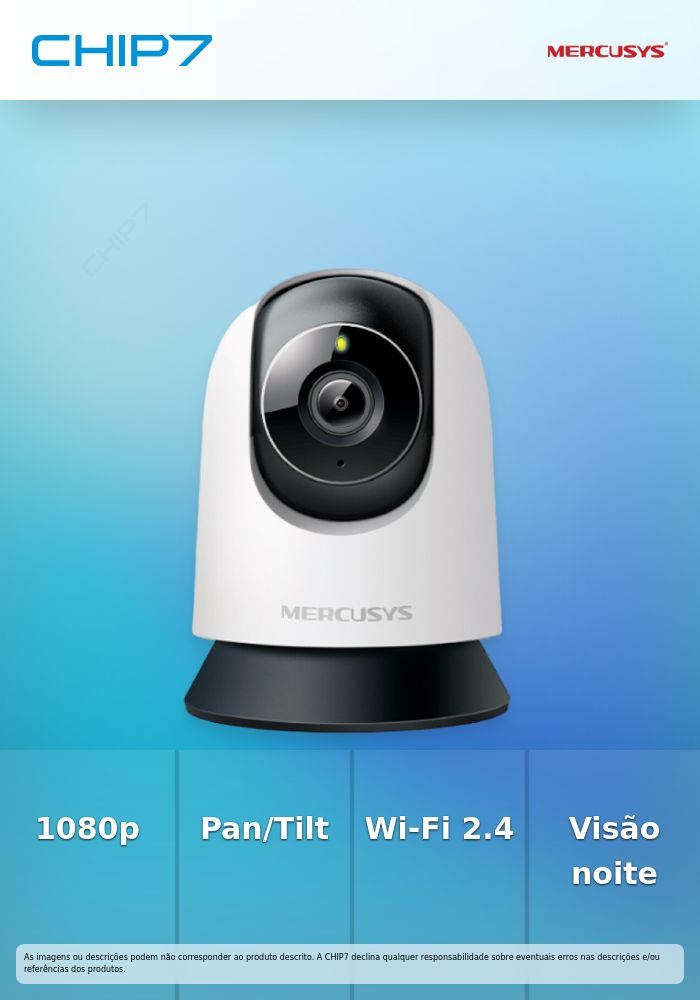 TP-LINK MERCUSYS Pan/Tilt Home Security Wi-Fi Camera 1080p 2.4GHz